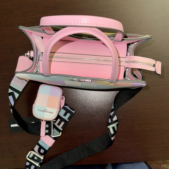 KARL LAGERFELD PARIS Bag w/ Guitar Strap & Case - Picture 6 of 6